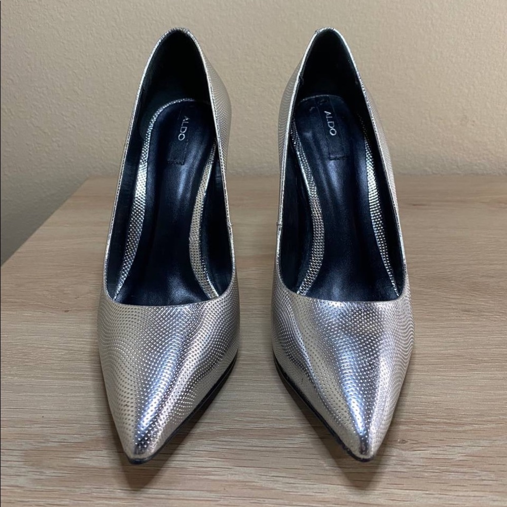 Aldo Silver Women’s Heels